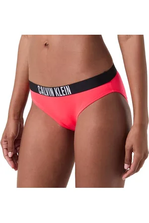 Calvin Klein Damen Bikinihose mit Logobund, , 3XL
