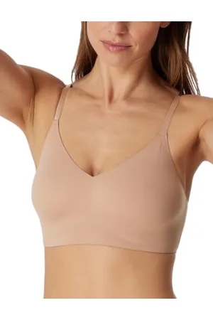 Schiesser Damen nahtloses Bustier Spaghettiträger mit herausnehmbaren Pads - Invisible Soft