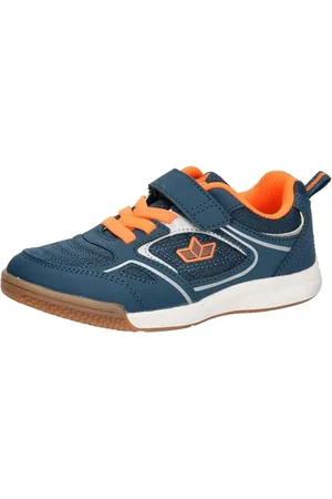 LICO Racine VS Hallenturnschuhe, Petrol/Orange, 33 EU