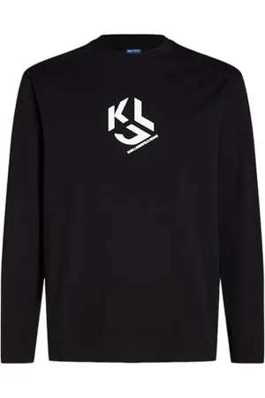 Karl Lagerfeld Herren Klj Regular Monogram Lslv Tee T-Shirt, , XXL EU