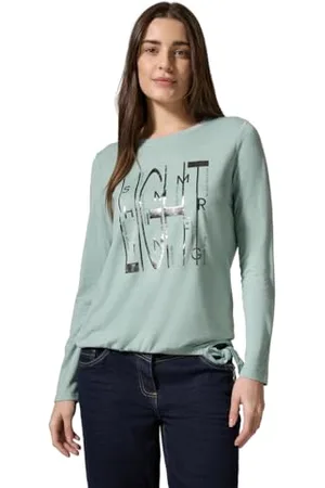 CECIL Glitter Shirt Foil Print
