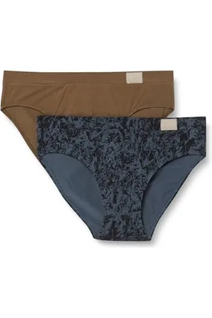 Sloggi Men Herren GO Natural Brief C2P Holiday Midi, Violet-Dark Combination, S (2er Pack)