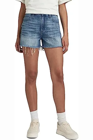 G-Star RAW Damen 3301 Ripped Shorts, , 34