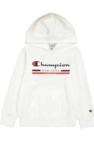 Champion Jungen Legacy Graphic Shop B (306837) -Ultra-Light Soft Compact Powerblend Fleece Hooded Sweatshirt, , 3-4 Years