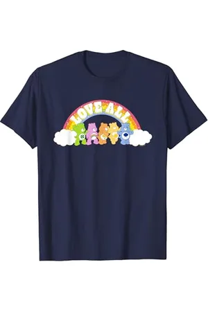 Care Bears Pride Love All Rainbow Good Luck, Cheer, Grumpy T-Shirt