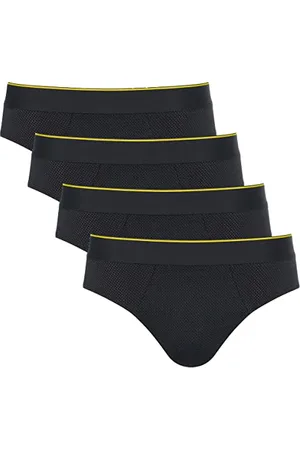 Sloggi Herren Ever Airy Brief 4P, Black, S