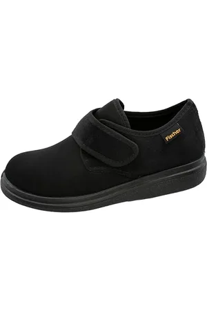 Fischer Fischer Ortho, Unisex Niedrige Hausschuhe, Schwarz (schwarz 222), 43 EU (8.5 UK)