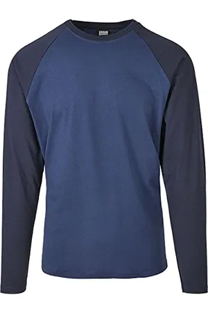 Urban classics Herren Raglan Contrast LS T-Shirt, , 4XL