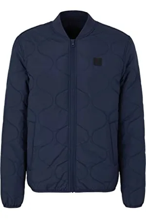 TOM TAILOR Herren Bomberjacke mit Steppung 1030537, 10668 - Sky Captain Blue, L