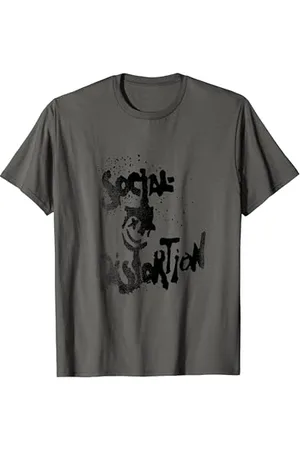 Social Distortion Offizieller Black Splatter Smiley T-Shirt