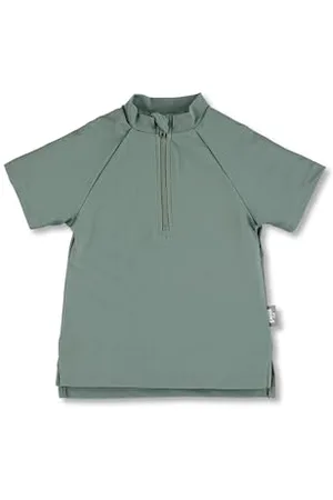 Sterntaler Kurzarm -Schwimmshirt - Schwimmshirt aus Bademodenstoff- UV Shirt Unisex mit UV -Schutz 50+ und Reißverschluss - Rashguard Baby und Kinder für Badespaß - , 86