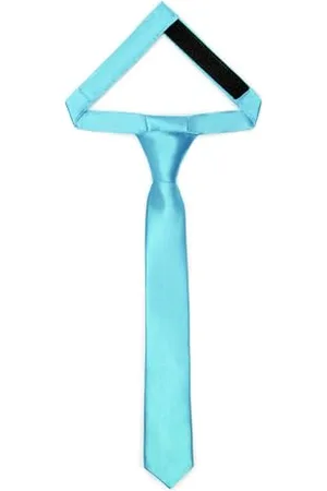 Ladeheid Kinder Krawatte für Jungen - Eleganter glänzender Look, Vorgebunden mit einem Klettverschluß, Perfekt für besondere Anlässe - Stilvolle Ansteckkrawatte TKS (31cm x 4cm, )