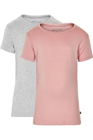 Minymo Mädchen Basic 33 -T-shirt (2-pack), , 104 EU