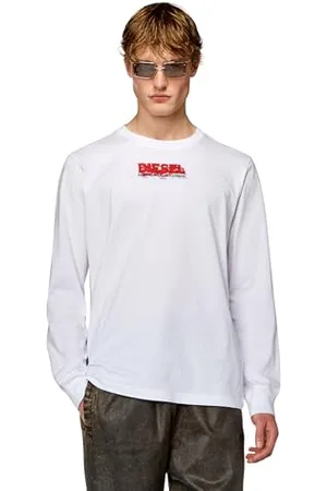 Diesel _T-JUST-LS-K2 MAGLIET_Shirt_Weiß_S