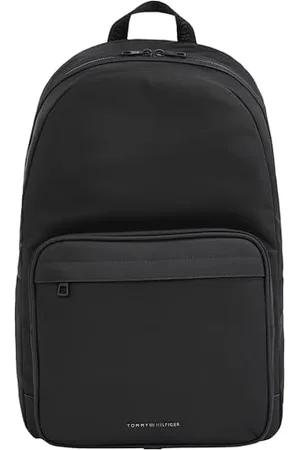 Tommy Hilfiger Herren Rucksack Repreve Elegant, Schwarz (Black), Einheitsgröße