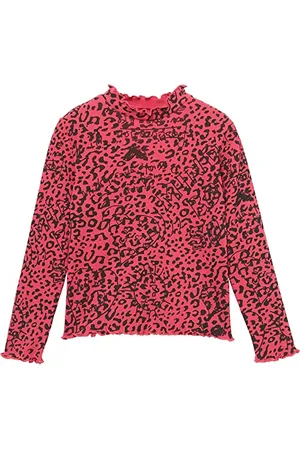 Desigual Girls TS_Leo T-Shirt, Red, 3/4
