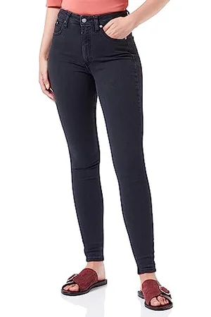 Calvin Klein Jeans HIGH RISE SUPER SKINNY ANKLE Hosen Damen, , 28W