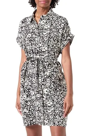 VERO MODA Damen Vmeasy Joy S/S Shirt Dress WVN Ga Kleid, , L
