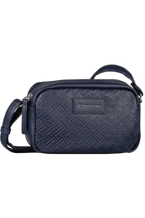 TOM TAILOR Mirenda Damen Umhängetasche Handtasche Mittelgroß Blau