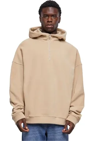 Urban classics Herren TB6376-Oversized Polar Fleece Half Zip Hoody Kapuzenpullover, , L