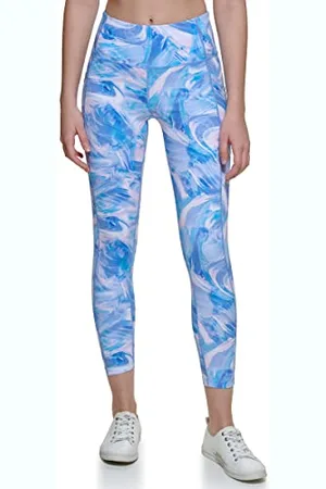 Calvin Klein Damen Printed High Waist 7/8 Length Tight Leggings, , S