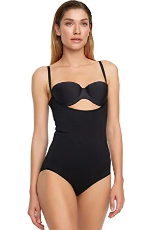 Trendyol Damen Unterwäsche Slip Rundhals Strick Korsett, , 38