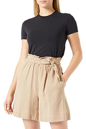 VILA Damen nia Hw Tie Shorts, , 38 EU