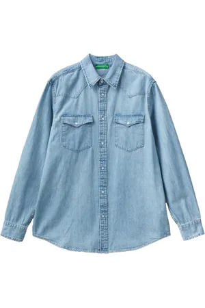 Benetton Herren 5rzkuq036 Hemd, , Medium