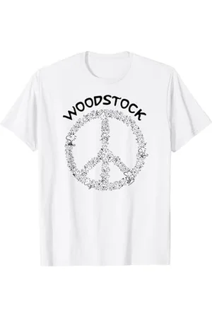 Peanuts Woodstock 50th Anniversary Peace Zeichen T-Shirt