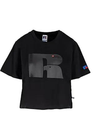 Russell Athletic E24012-IO-099 RAC-S/S Crewneck Tee Shirt T-Shirt Damen Black Größe M
