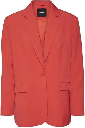 VERO MODA Damen Vmtroianthea Long Noos Blazer, , M EU