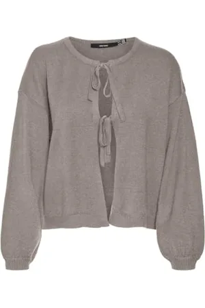 VERO MODA VMHOLLYKARIS Bow LS Open Cardigan GA Boo