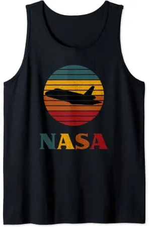Nasa NASA Sunset Retro Vintage Space Shuttle Insignia Logo Tank Top