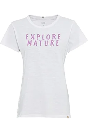 Camel Active Damen 309653/7T17 T-Shirt, White, XL