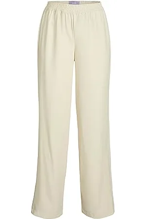 JJXX Damen JXPOPPY Regular HW Pant NOOS Hose, Seedpearl/Detail:No Pockets, XL/30L