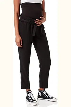 Noppies Maternity Damen Pants Over The Belly Kingston Hose, Black-P090, M