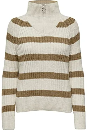 ONLY ONLLEISE Freya LS Zip HIGH Neck KNT NOOS