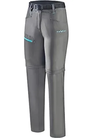 Black Crevice Damen Zip Off Leg Trekkinghose, , 40