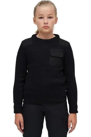 Brandit Kids BW Pullover, Farbe: Black, Größe: M 134