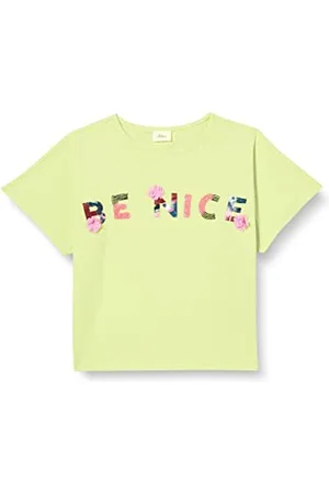 QS by s.Oliver Junior Mädchen 403.10.204.12.130.2112973 T-Shirt, grün, 128/134