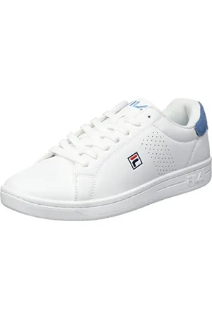 Fila Herren Crosscourt 2 F Sneaker, White-Lichen Blue, 46 EU