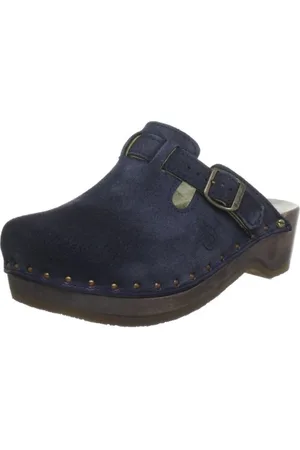 Berkemann Unisex Riemen-Toeffler Clogs, Blau (blau 396), 45 1/3 EU