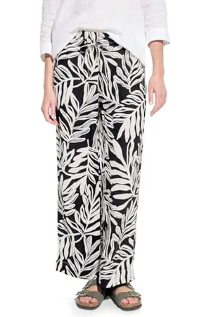 CECIL Damen Leichte Sommer Hose Black XS/L30