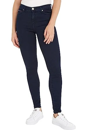 Tommy Hilfiger Damen Jeans Hose Nora Mr Skny Skinny Fit, (Avenue Dark Blue Stretch), 26W/32L