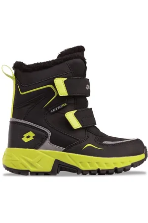 Lotto ALSTYNE TEX K Halblange Stiefel, Black/Lime, 30 EU