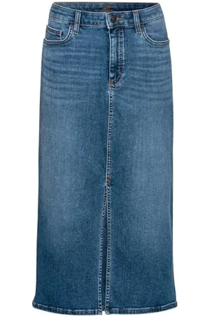 Camel Active Damen Jeansrock im Used-Look womenswear-38