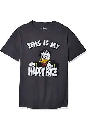 Disney Herren Donald Duck Happy Face T-Shirt, , Mittel