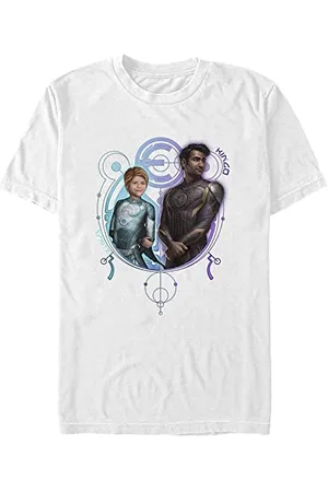 Marvel Unisex The Eternals Sprite Kingo Duo Organic Short Sleeve T-shirt, , L