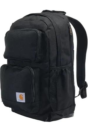 Carhartt Rucksack mit 28 l Fassungsvermögen, robuster Rucksack mit Laptop-Hülle und abriebfestem Duravax-Boden, Doppelfach für den täglichen Gebrauch, Schwarz, Einheitsgröße