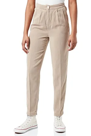 Tommy Hilfiger Damen Tencel Tapered Pleated Pant Hose, , 38W (Regular)
